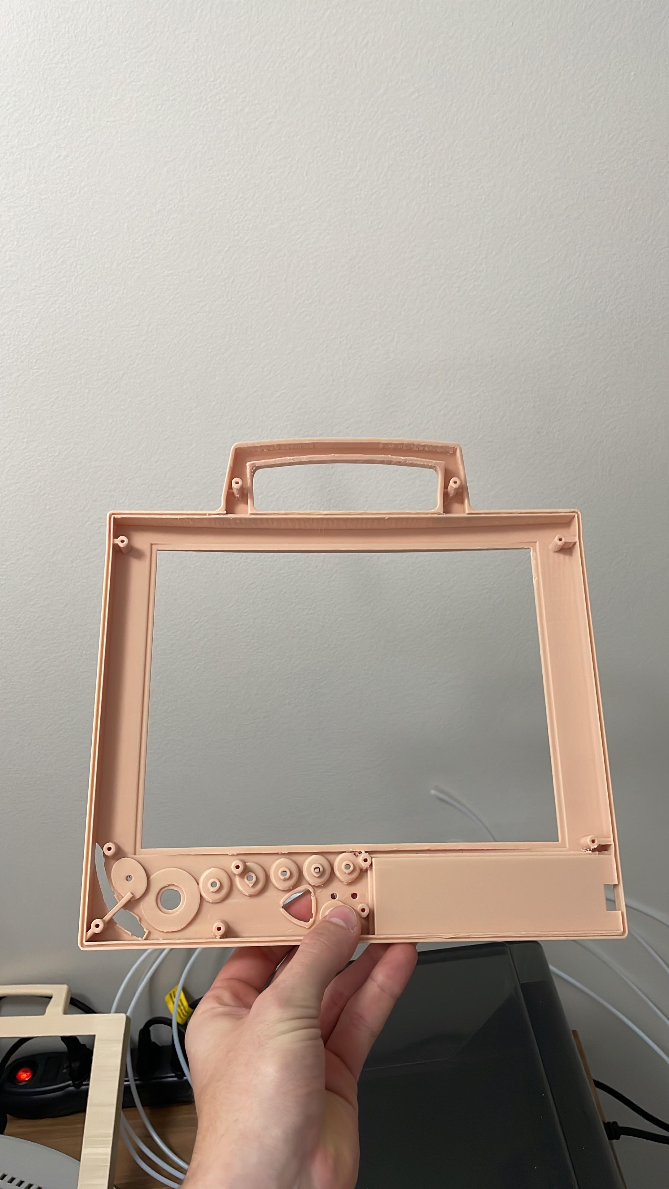 Carcaça frontal monitor multiparâmetros DX-2021